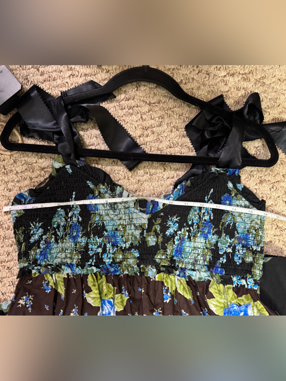 Free People Bluebell Maxi Dress - cool combo blue black - Medium (estimated) *IR - Picture 10 of 10